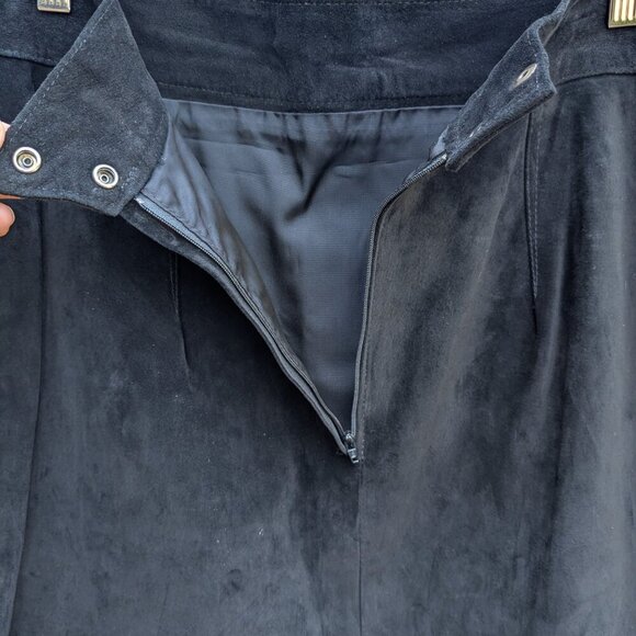 Vintage Danier Suede skirt - vtg size 16, modern 10 - Picture 5 of 7